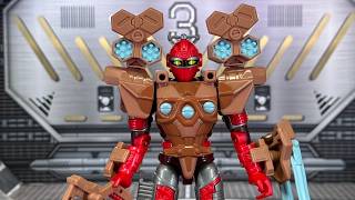 Mega Spectra Red Striker Toy Review - Beetleborgs Force - 1998