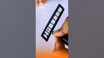 🧡 HAIRIYA 🧡 #shorts #nameart #hairiya