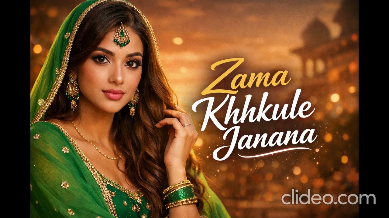 Zama Khkule Janana | Pashto Romantic Song 2025 | Brown American Girl 💚
