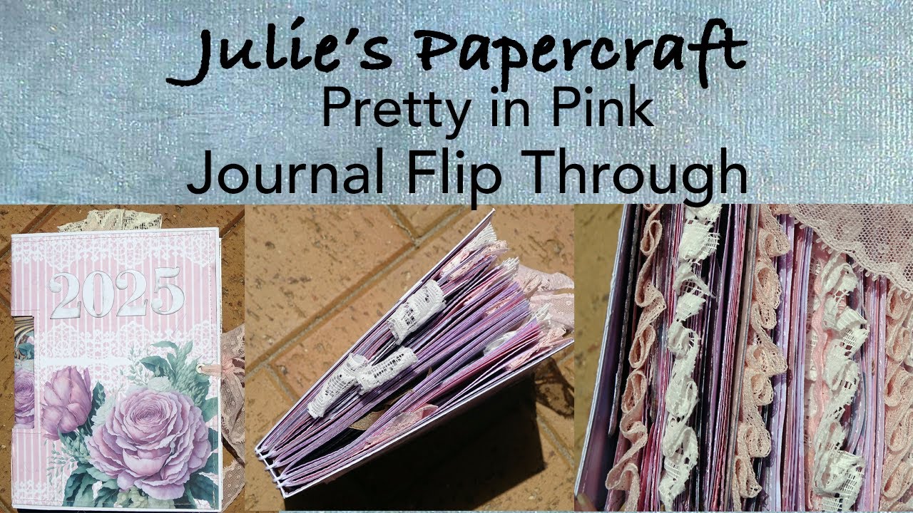 Пролистывание моего дневника "Pretty in Pink" 