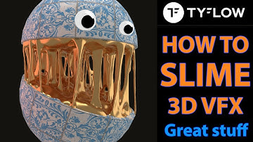 How to create SLIME with tyFlow Free | Tutorial 3D Studio Max