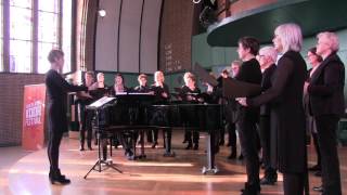 Vocaal Ensemble Ladies Only tijdens Nederlands  Koor Festival te Oldenzaal