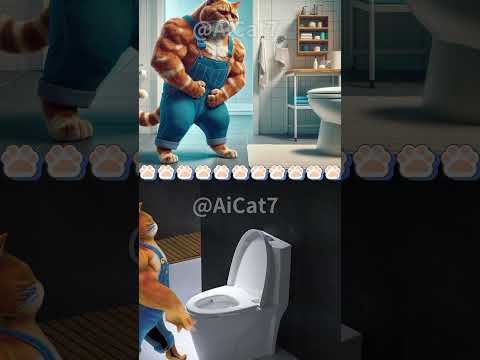 GINGER CAT 😿 WAS CHASED BY THE DINOSAUR #catmemes #cat #funny #shorts #fyp