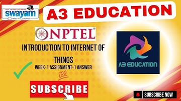 NPTEL Introduction To Internet Of Things Week 1 Assignment 1 Answers Solution Quiz | 2025 - Jan