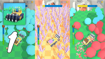 Wood crusher: Lumberjack game Gameplay Walkthrough #1 (Android, IOS)