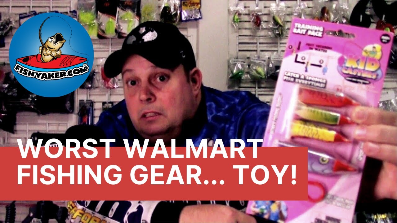Worst Fishing Gear at Walmart! Kids' Training Bait Pack YouTube