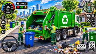 Garbage Truck Simulator 3D Gameplay | Clean City Waste Management 3D game screenshot 5