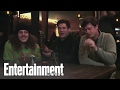 dudes 'Workaholics' drink beer impersonate