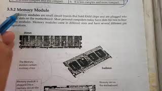 Memory module , Uses of memory module , Interaction between CPU and RAM , How CPU read data from RAM