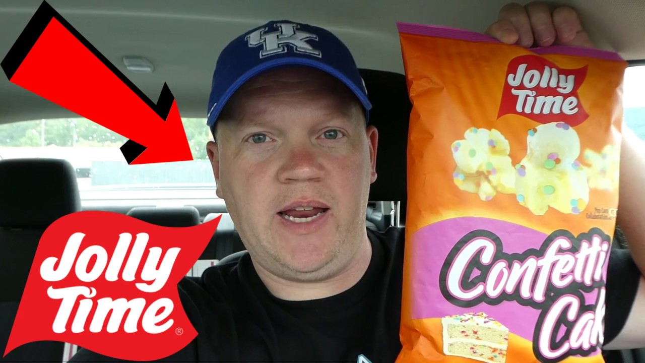 Jolly Time Confetti Cake Popcorn (Reed Reviews) 
