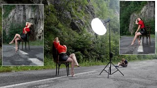 LED light Outdoor Portraits  test  led light by Smallrigs  RC 120D