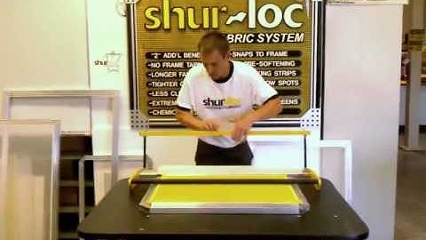 Stretch Your Shur-Loc "E-Z" Frame in 1 Minute!