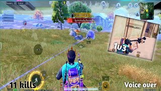 11 Kills! Savage Gameplay with Clutch 1v3 & 1v2 [Victory Royale] ll #clutch #bgmi