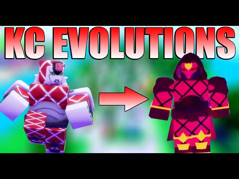 &rsquo;NEW&rsquo; ALL KING CRIMSON EVOLUTIONS + SHOWCASE | Stands Awakening | Roblox