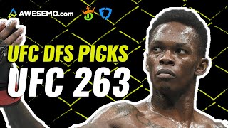 UFC 263 ADESANYA VS VETTORI 2: UFC DFS LIVE BEFORE LOCK PICKS  DRAFTKINGS & FANDUEL | TODAY SAT 6/12