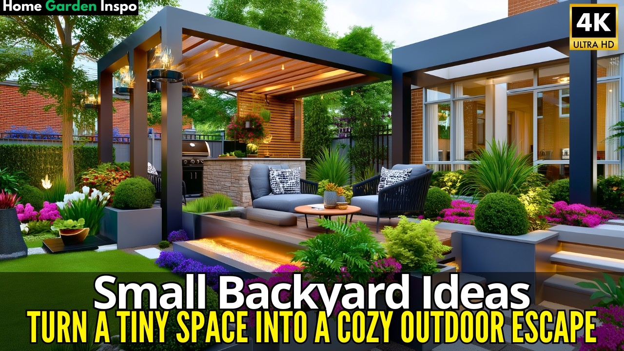 Small Backyard Ideas 2025: Turn a Tiny Space Into a Cozy Outdoor Escape ...