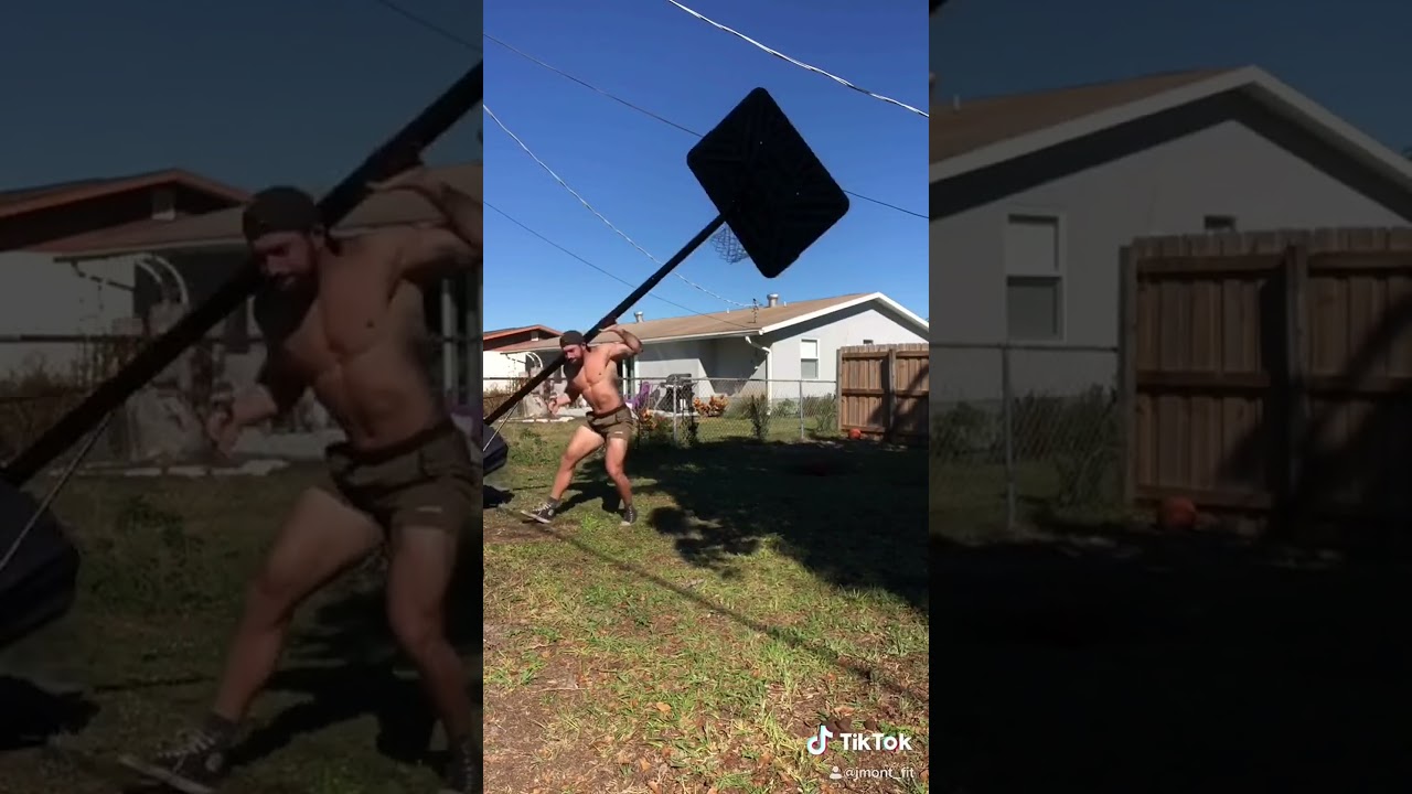 When bodybuilders hit the court 