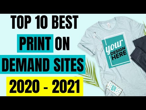 Best Print On Demand 2021 Top 10 Best Print On Demand Sites Of 2020   2021 For Beginners 