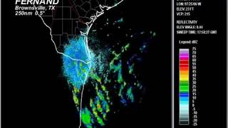 2019 Fernand - Brownsville, TX WSR-88D Radar Animation