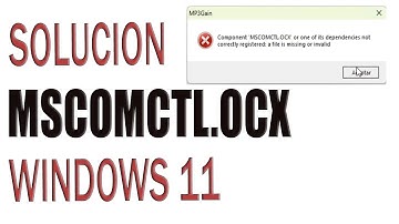MSCOMCTL.OCX error solution Windows 11 and 10 64-bit.