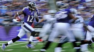 Jacoby Jones 105 Yard Kickoff Return Touchdown 2012 Ravens vs Raiders (4K)