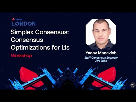 Simplex Consensus: Consensus Optimizations for L1s I Avalanche Summit London