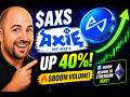 👉 Axie Infinity ($AXS) Up 40% 🚀 $800M Volume After HUGE Ronin Move 👀