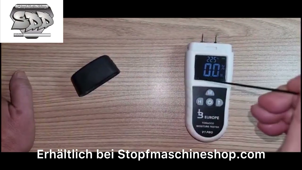 Feuchtigkeitsmessgerät für Tabak Tabacco Moisture Tester V1 PRO perfekt für Powermatic 3+