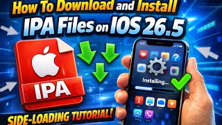 How To Download and Install IPA Files on IOS 26.5 // SIDE-LOADING TUTORIAL 