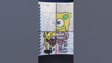 Drawing SpongeBob in FOUR Different STYLES! Part 3! #shorts