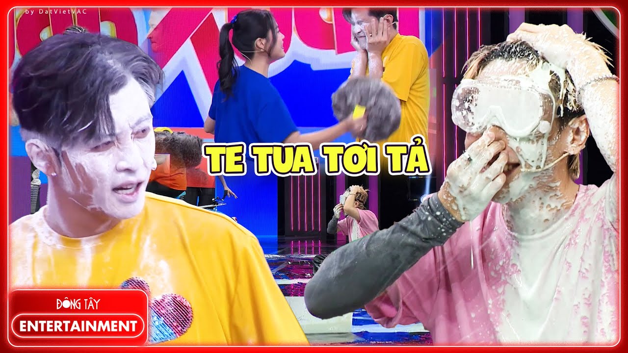 Cười xỉu anh trai Gin Tuấn Kiệt, Quang Hùng MasterD te tua tơi tả với chiếc game về bột tại 7 Nụ