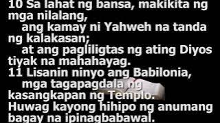 Isaias 52 NARRATED by Lorenzo Rellosa