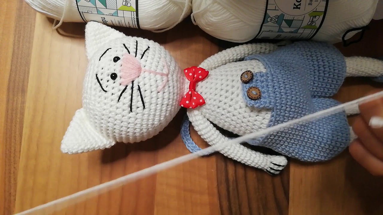 Amigurumi Kedi Şeşu yapımı. 1. Bölüm YouTube