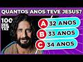 ✝️ 100 PERGUNTAS SOBRE JESUS CRISTO [com referências Bíblicas] | Especial de Natal | #quiz #macaquiz