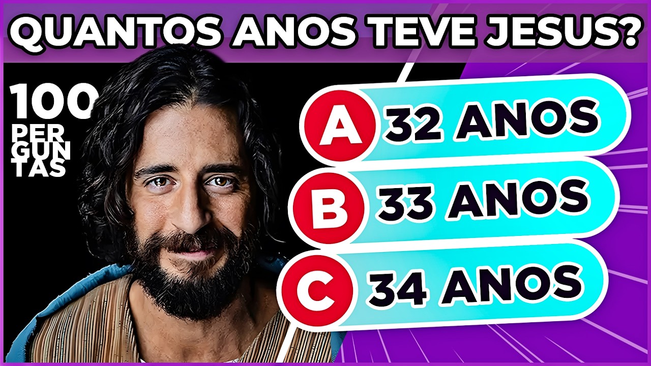 ✝️ 100 PERGUNTAS SOBRE JESUS CRISTO [com referências Bíblicas] | Especial de Natal | 
