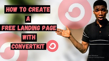 How to build a free and simple landing page with Convertkit in 14 minutes