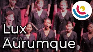 Lux Aurumque - Eric Whitacre - Pro Cantu | Cape Town Youth Choir