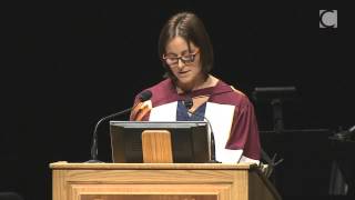 Karine Lalonde, 2014 Concordia Valedictorian