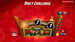 DC 4-4-6 Rooms, Birdie! - No Red,Blues,Chuck,Matilda,Hal - Daily Challenge, Angry Birds 2