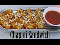      chapati sandwich  roti sandwich recipe