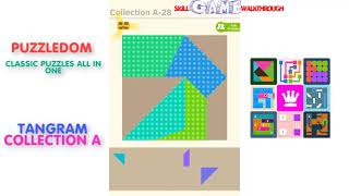 Puzzledom - Tangram Collection A Level 1 - 50 - Walkthrough screenshot 5