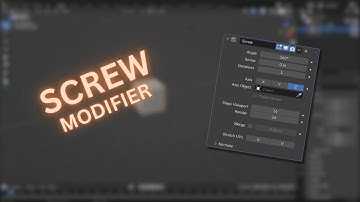 Generate Entire Models From Practically Nothing With The Screw Modifier