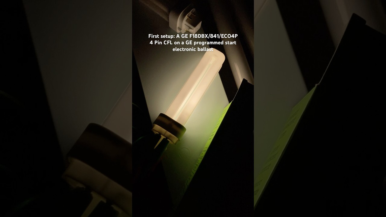 GE GEC218-MVPS-3W Programmed Start ballast starting 3 fluorescent lights