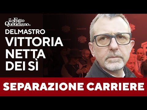 Video Separazione delle carriere, Delmastro: Al referendum vittoria netta del Sì