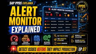 SAP PPDS Alert Monitor Explained | Identify Planning Issues Before They Impact Production