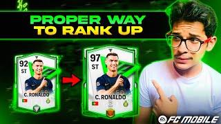 BEST WAY TO RANK UP PLAYERS EASILY IN FC MOBILE