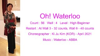 Oh! Waterloo Line Dance Teach & Demo