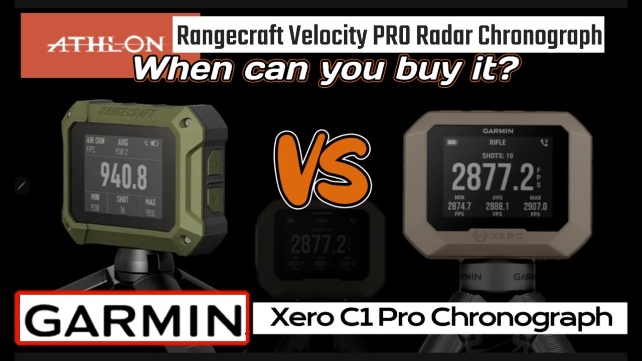 Athlon RangeCraft Chronograph VS The Garmin Xero