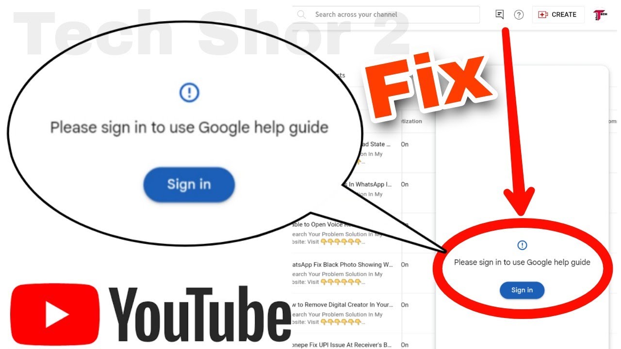 YouTube Chat Support Fix Please Sign In To Use Google Help Guide