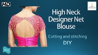 High neck blouse